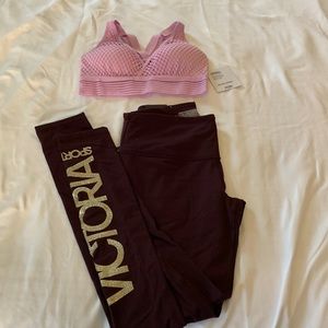 Victoria Sport sports bra and legging set
